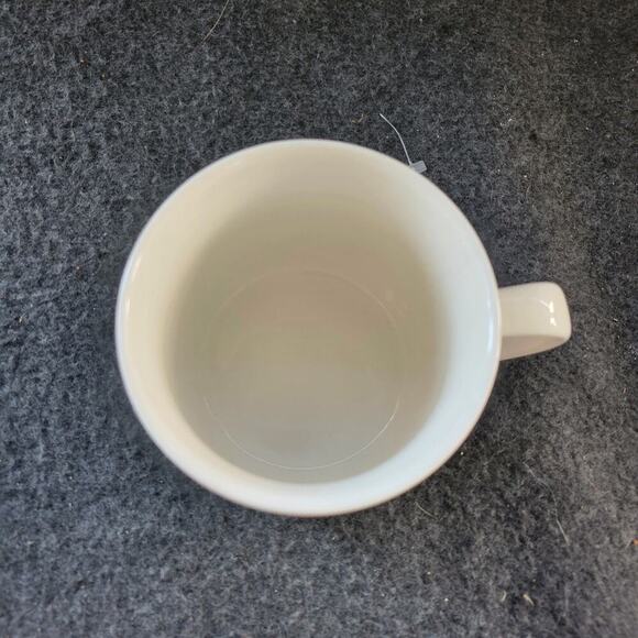 Starbucks "We Proudly Brew" Coffee Mug Cups White 2008 Floral Flower 12oz - Picture 2 of 5